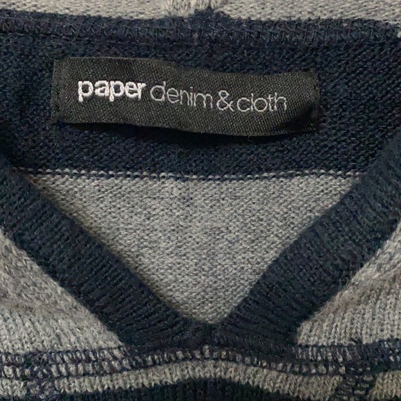 Paper Denim & Cloth Striped Hooded Sweater Size XL - Picture 6 of 11